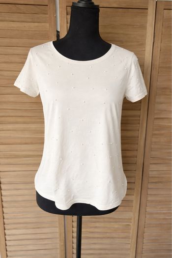 🤍 Top gris perle Zara – Taille S 🤍