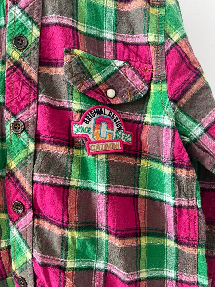 Chemise à carreaux et capuche - photo numéro 5