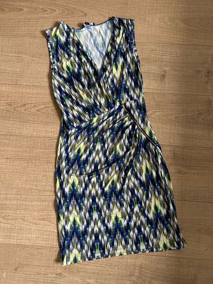 Robe multicolore sans manches Morgan taille XS en excellent état - photo numéro 7