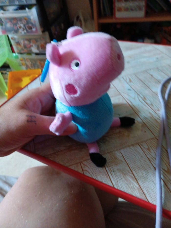 Peluche porte clef porte monnaie george peppa pig