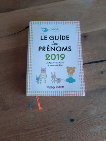 Le guide des prénoms 2019