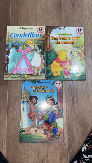 3 livres Disney