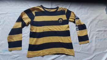 Sweet rayé marine et jaune