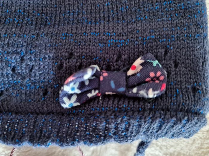 Ensemble bébé bonnet + moufles marine Sergent Major T1 (neuf 🏷) - photo numéro 5