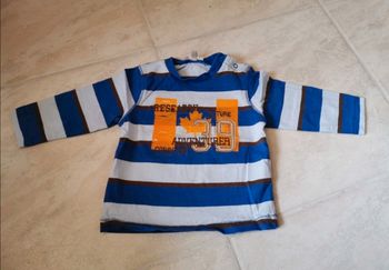 T-shirt à manches longues bébé garçon 6 mois neuf
