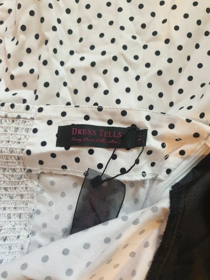 Robe d'été à pois retro année 50 Pin-up - photo numéro 5