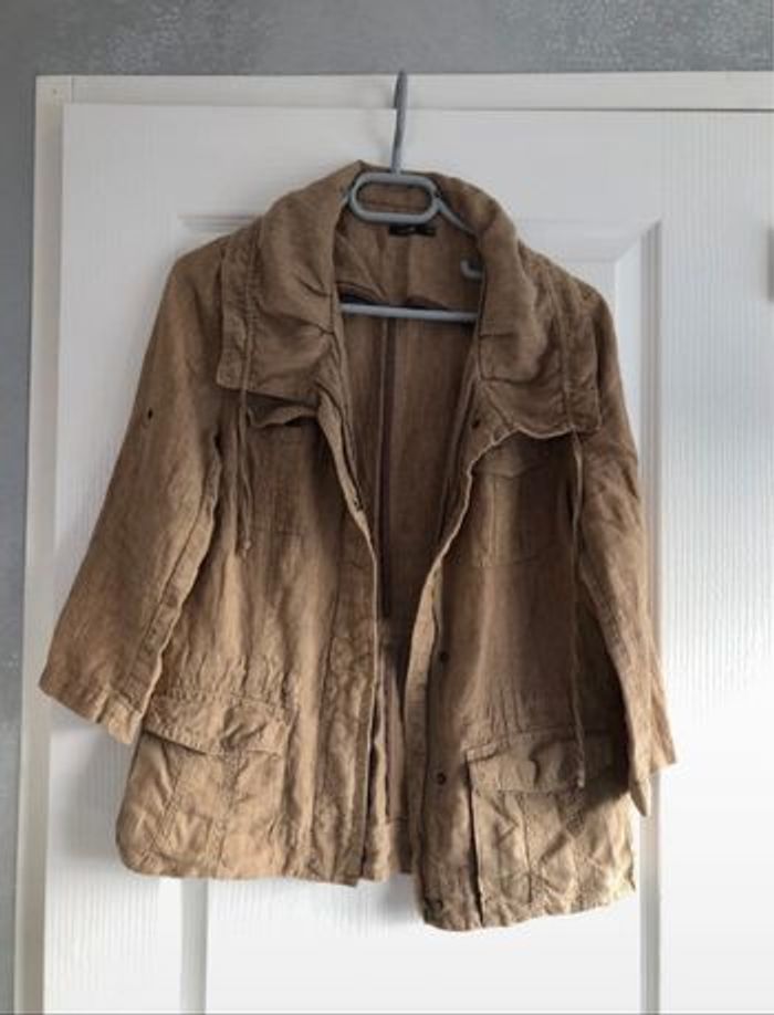 Chemise en lin beige - photo numéro 9
