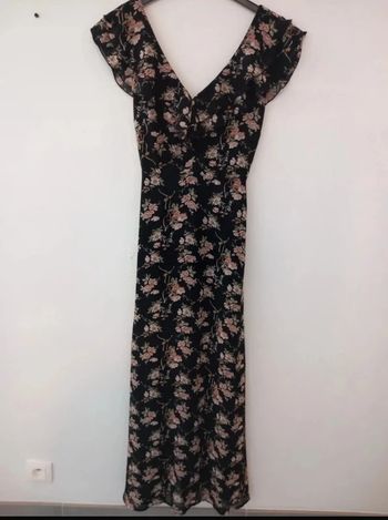 Robe longue fleurie