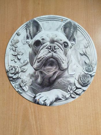 Plaque Décorative Bouledogue Français