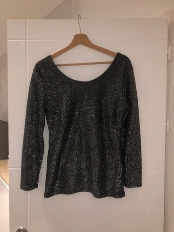 Haut pailleté taille L