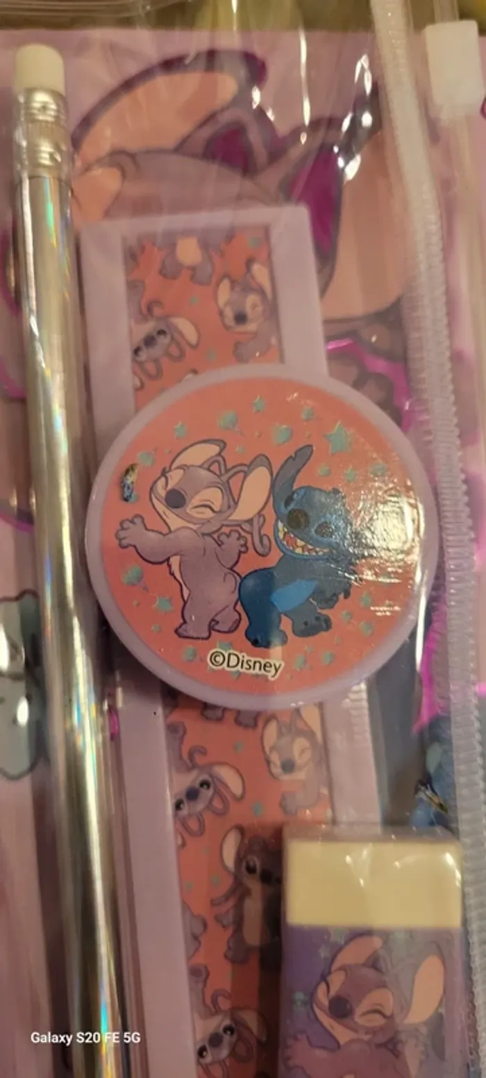 Carnet de notes et accessoires Stitch Angel Disney - photo numéro 5