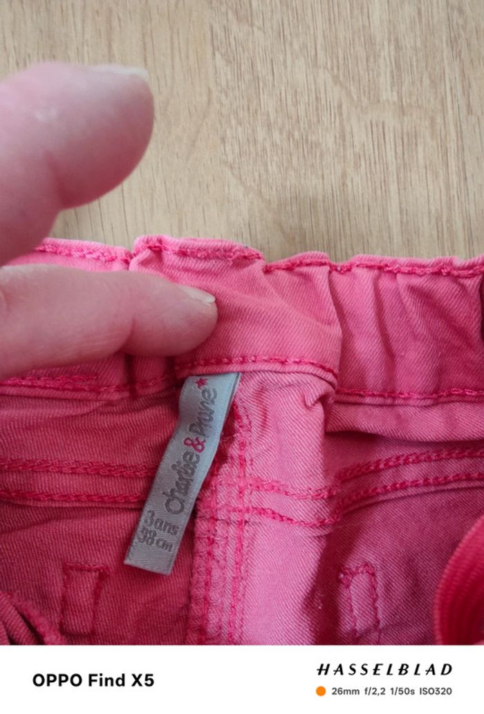 Pantalon slim rose - photo numéro 4