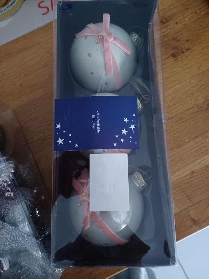 Lot 3  coffret boule de Noël - photo numéro 3