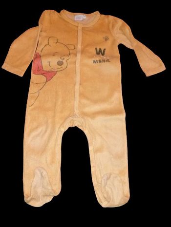 Pyjama jaune winnie taille 12 mois marque disney