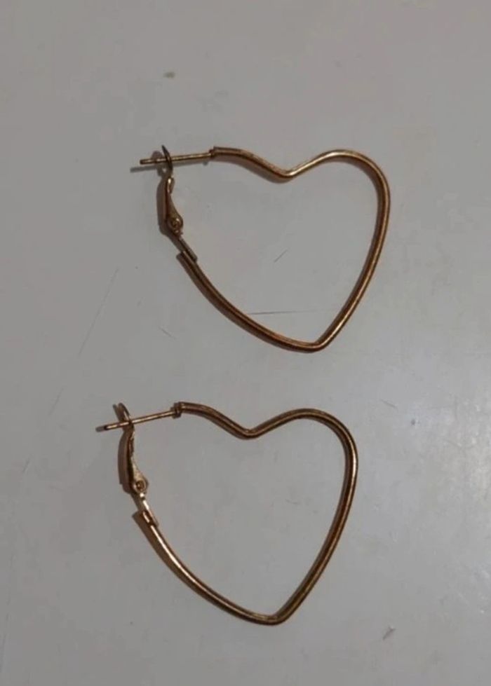 Boucles d'oreilles coeur