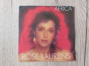 Disque vinyle 45 tours Rose Laurens Africa / Le coeur chagrin
