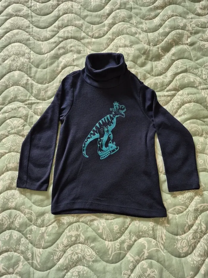T-shirt manches longues col roulé DPAM 4 ans