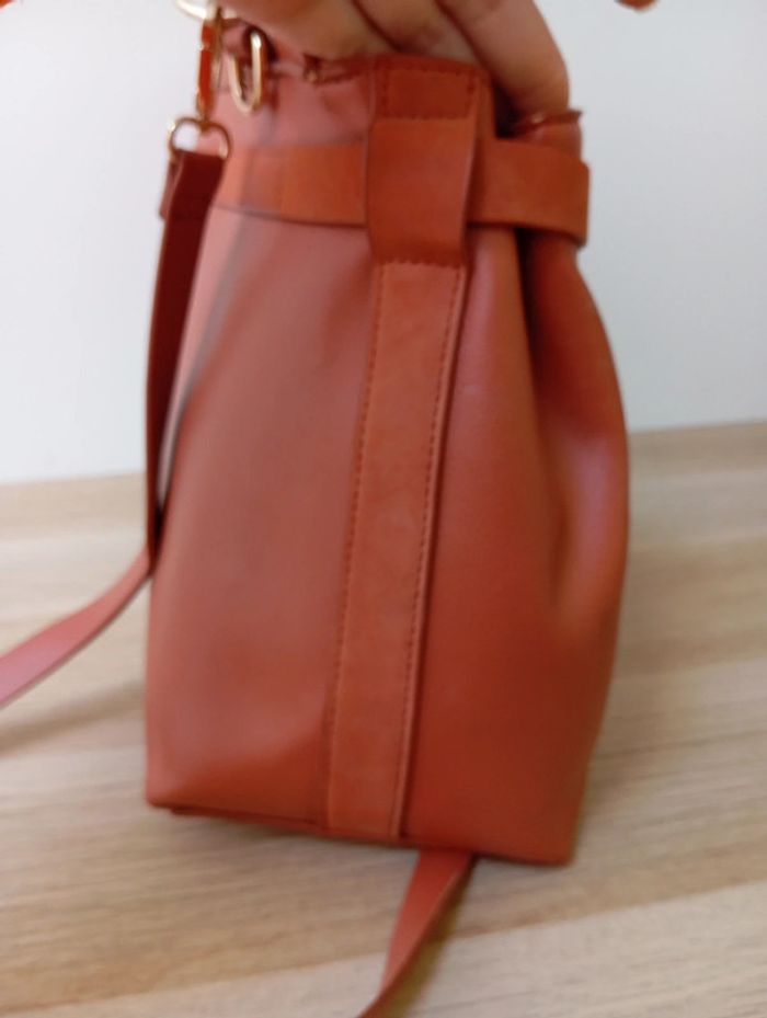 Sac à main corail Merry Scoot avec bandoulière - photo numéro 10