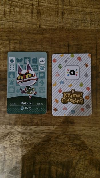Carte Amiibo Kabuki 037