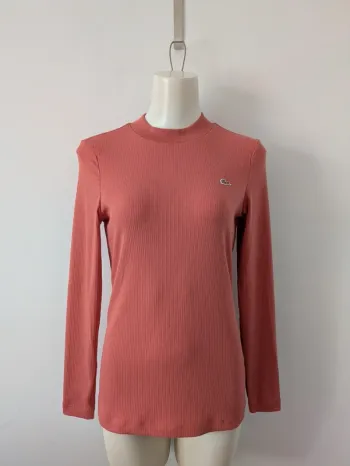 Top côtelé manches longues - Lacoste Live - taille S