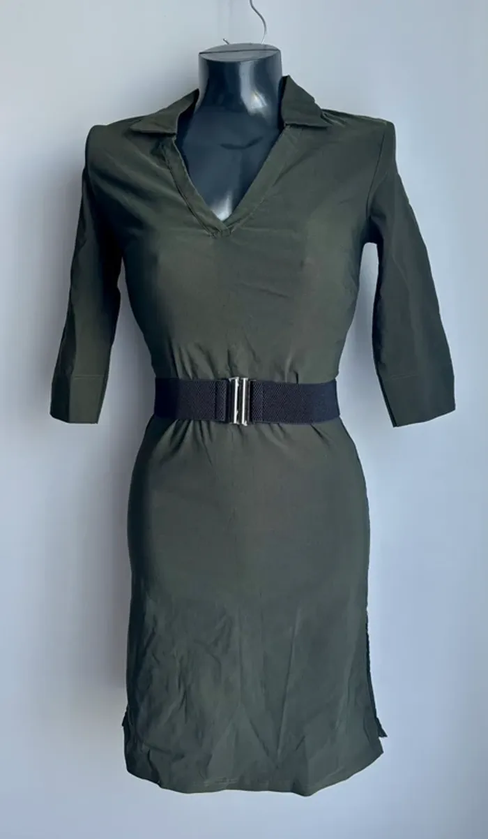 Xanaka robe verte femme T36 – bien regarder mesures et photos - photo numéro 2