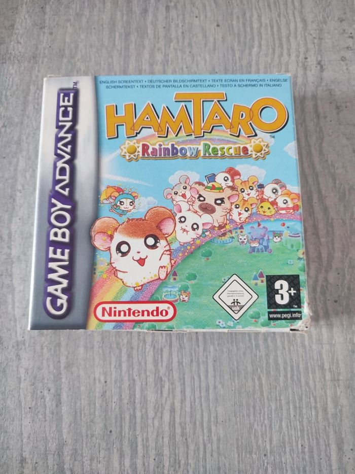 Jeu hamtaro  gba rainbow rescue