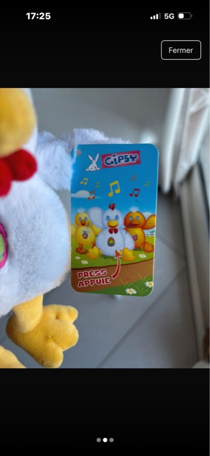 Poule sonore de Pâques Neuf - photo numéro 2