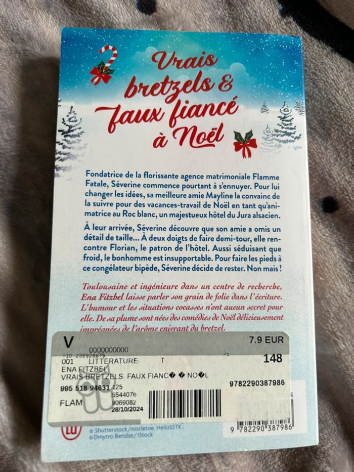 Livre vrais bretzels & faux fiancés à Noël - Ena Fitzbel - photo numéro 2