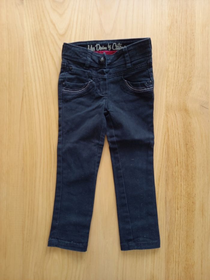 Slim noir Catimini, 2 ans