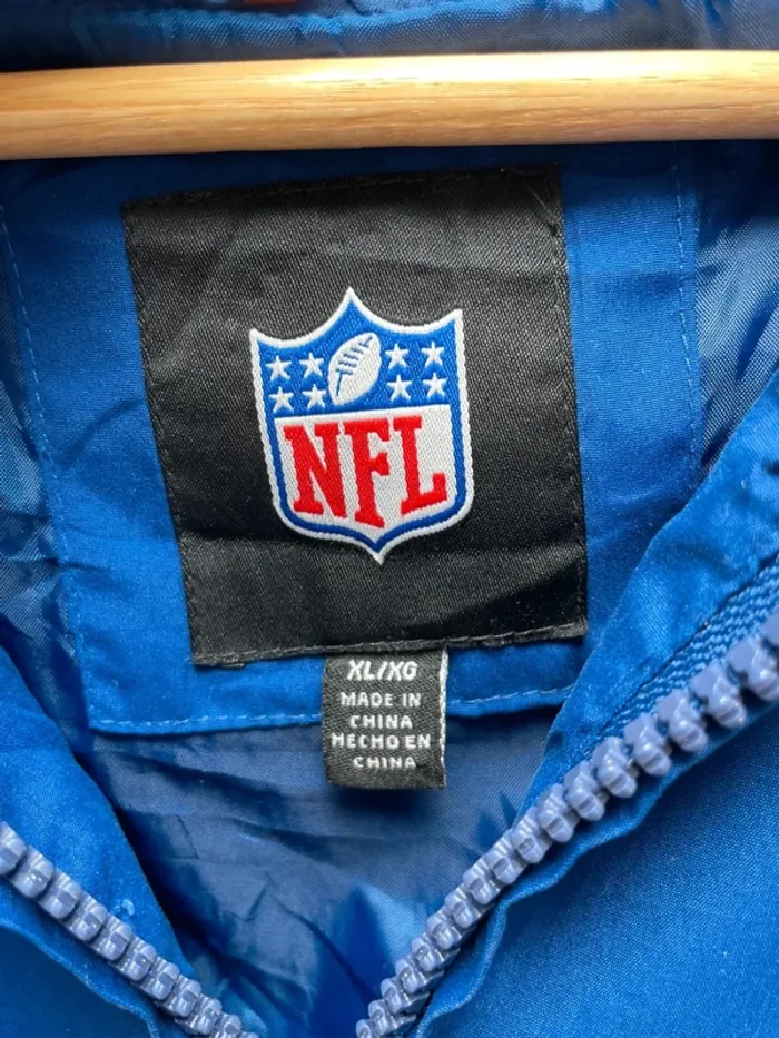 Rare jacket NFL Colts Indianapolis Blue White Mens - photo numéro 6