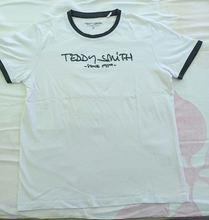 T-shirt mc blanc teddy Smith 16 ans S