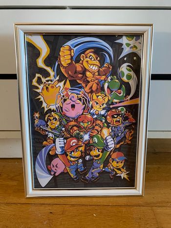 Cadre Mario smash bros 