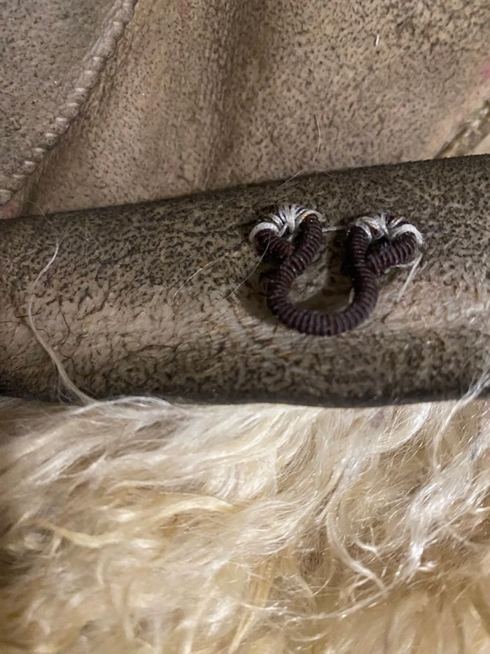 Veste vintage 70 afghan poil de mouton 34 - photo numéro 4