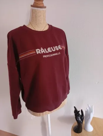 Pull-over femme cache cache râleuse professionnelle L