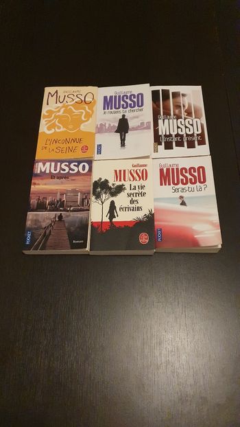 Lot de 6 livres de Guillaume Musso