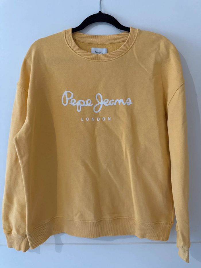 Sweat Pepe Jeans jaune – Taille M – Très bon état