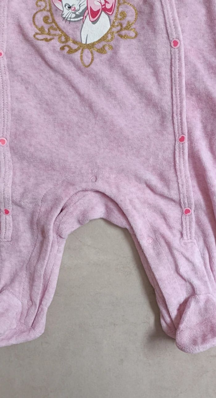 Pyjama velours Marie des Aristochats - 6 mois - photo numéro 3