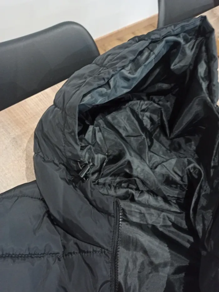 Doudoune sans manches matelassée homme bleu et noir avec capuche XL Kymaxx - photo numéro 4