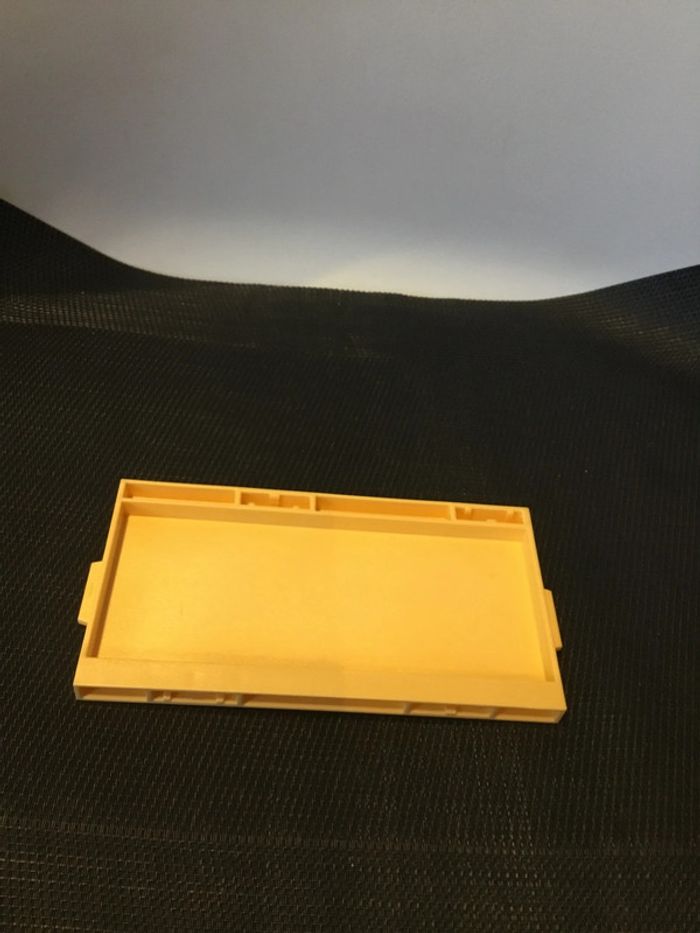 Playmobil mur parois cloison jaune 8x15cm étage pièces détachées maison moderne 9266 - photo numéro 3