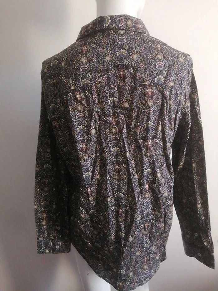 chemise Zara bleu taille 44 - photo numéro 2