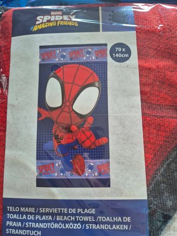 Drap de plage spidey 70x140cm 