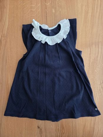 Robe Petit Bateau bleue marine