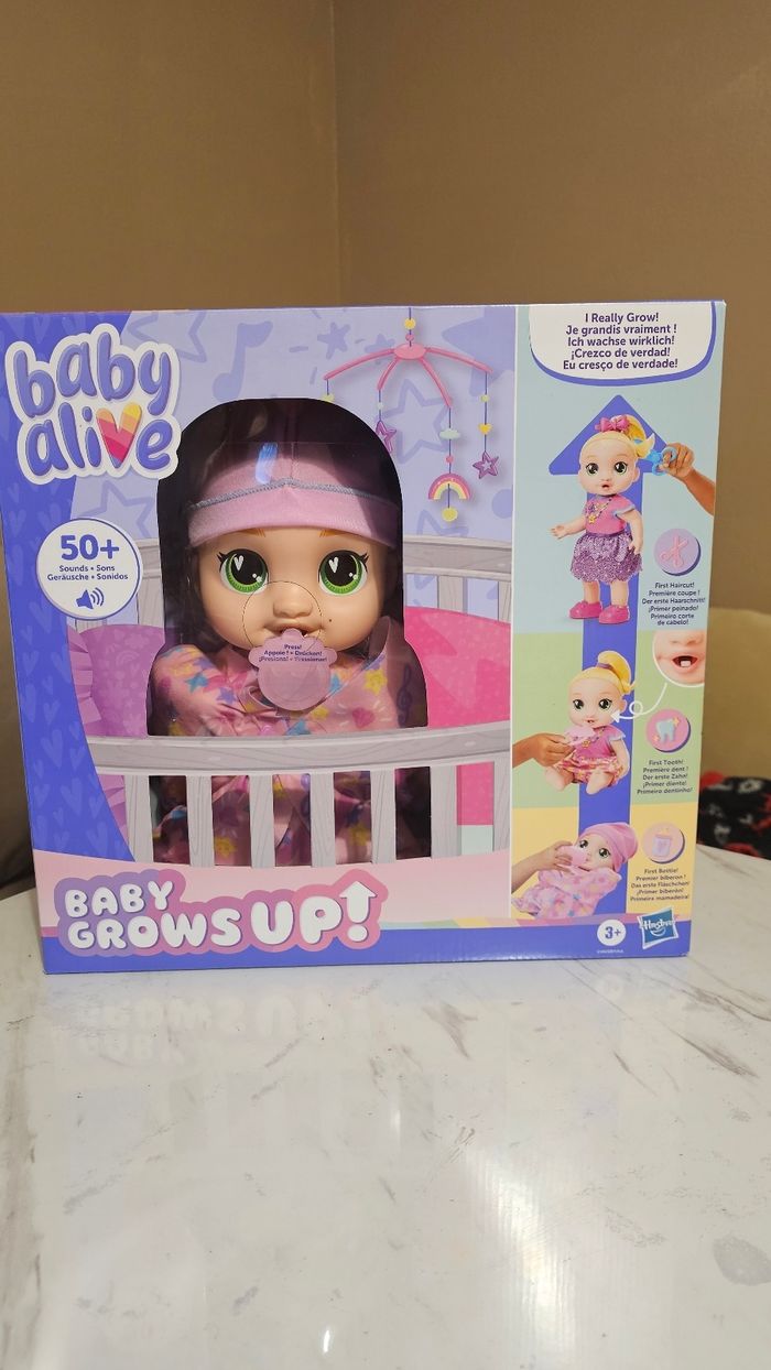 Baby alive poupée qui grandit