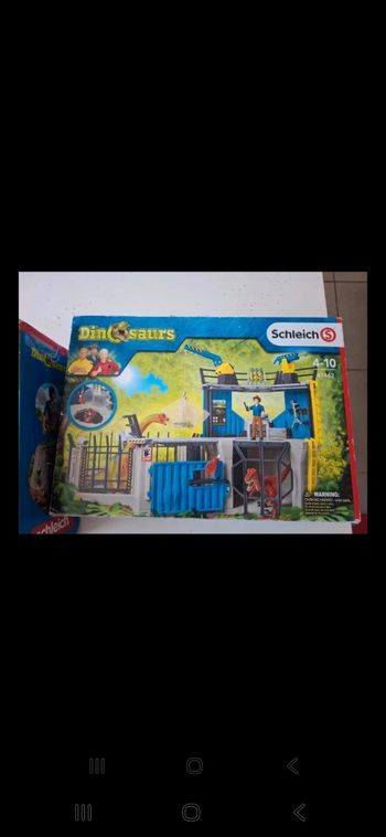 Station de recherche dinosaure schleich