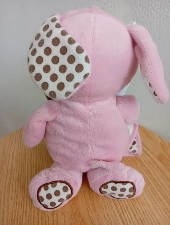 Peluche chien rose Marron toys bruin - photo numéro 2