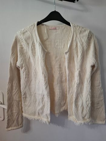 Cardigan ouvert camaieu taille 38 en très bon état 