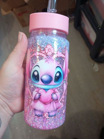 Gourde effet boule de niege stitch