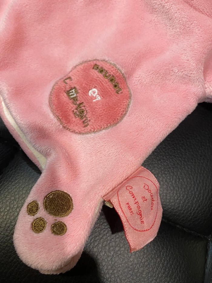 Doudou et compagnie marionnette chien rose - photo numéro 5