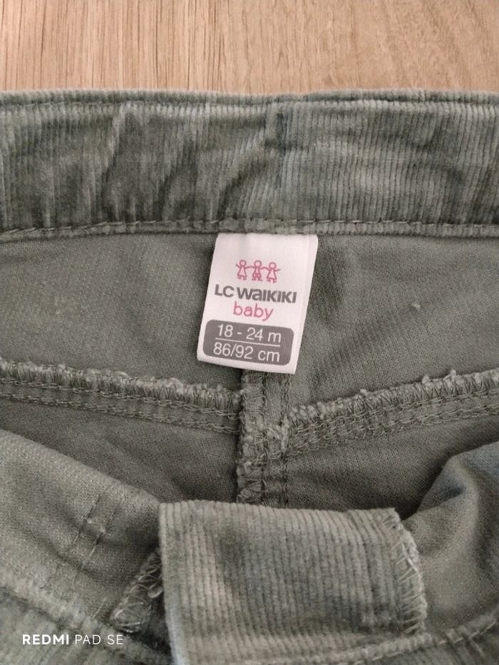 Pantalon velours 18-24 mois - photo numéro 2