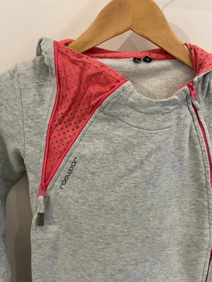Sport cotton jacket hoodie zipped Ragwear Womens XS - photo numéro 5